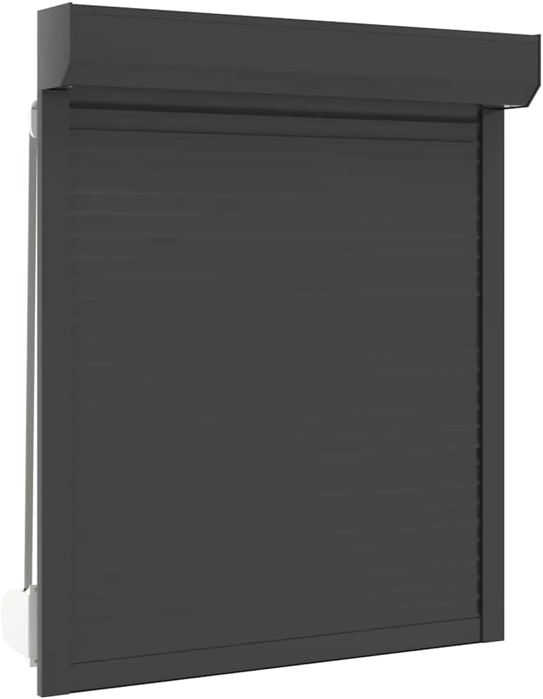 Tapparella Avvolgibile Antracite vidaXL 100x130 cm
