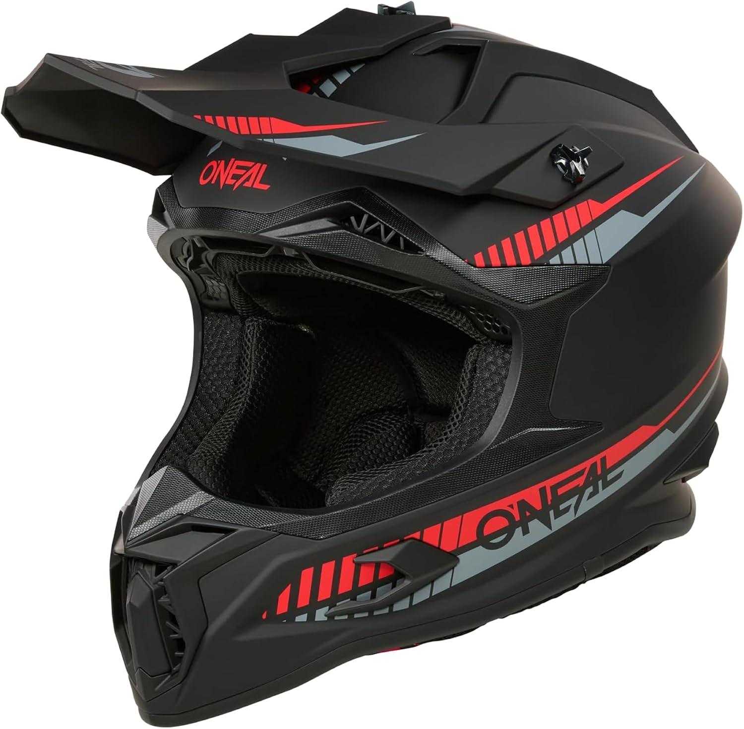 O'NEAL C-SRS Casco Motocross Nero/Rosso Taglia M