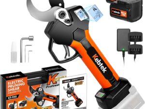 Kebtek KT-940 Forbici Potatura Elettriche 40mm - 2 Batterie 21V