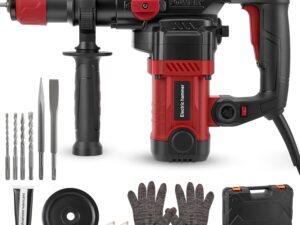 Martello demolitore 1200W 5J con 4 punte SDS plus