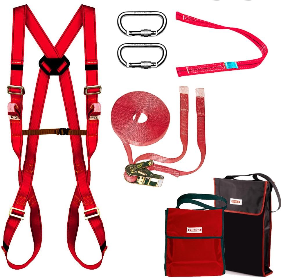 Kit Anticaduta PONSA con Linea di Vita 20m