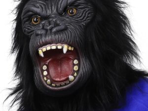Maschera Gorilla Realistica in Lattice - Tutta la Testa