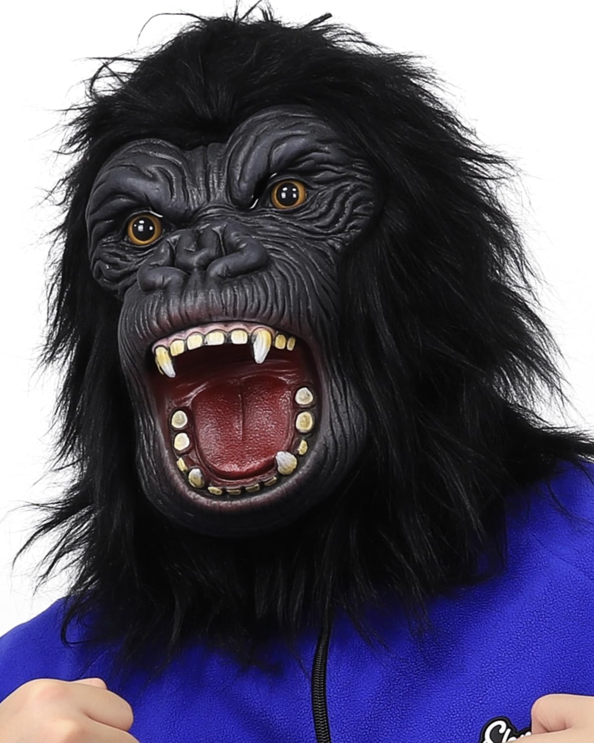 Maschera Gorilla Realistica in Lattice - Tutta la Testa