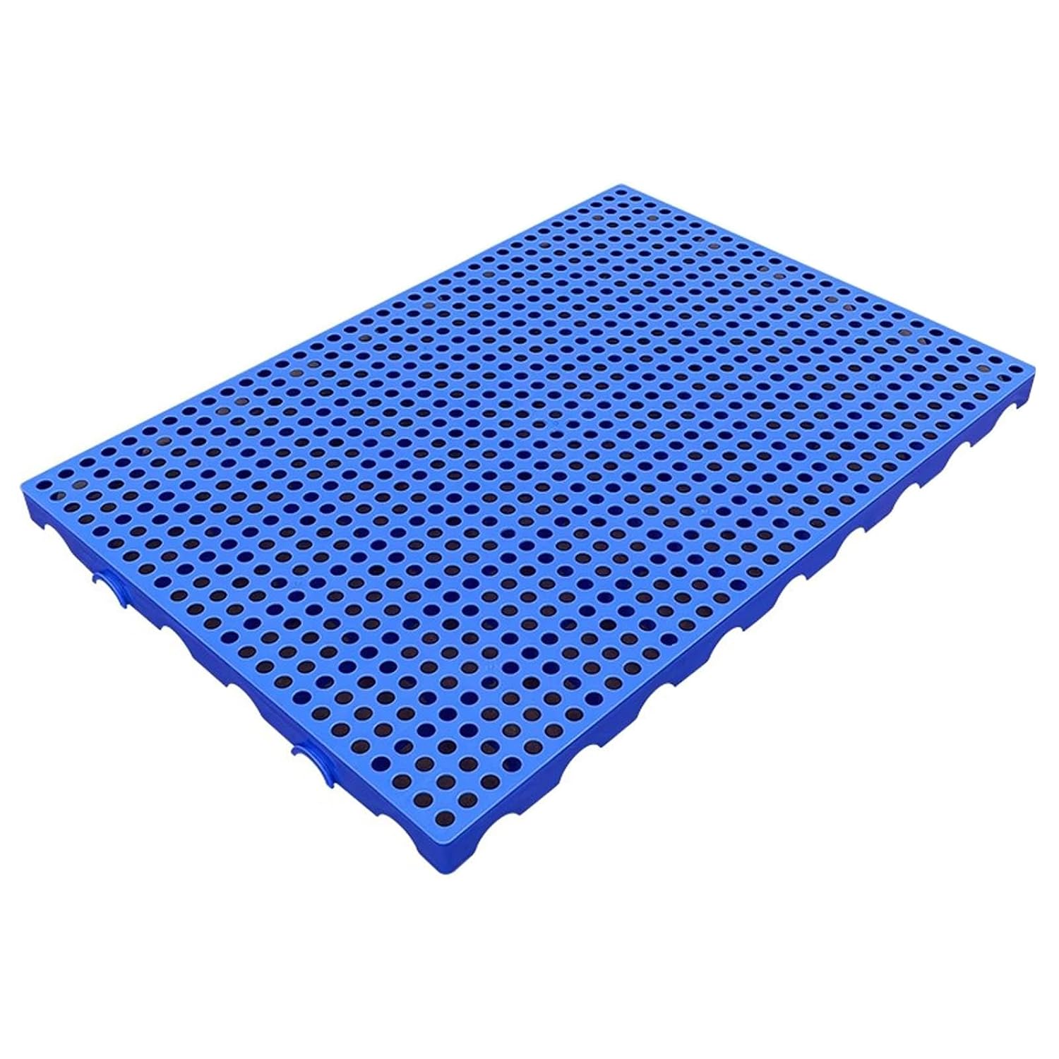 Pallet Plastica HDPE Blu, Impilabili e Traspiranti