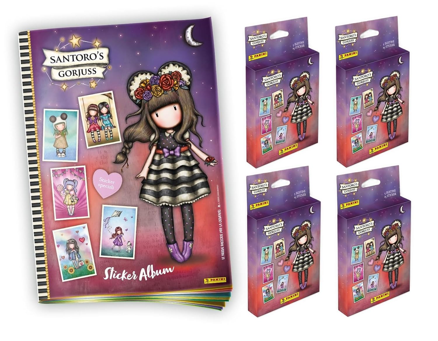Santoro's Gorjuss Sticker Collection - Super Starter Pack Panini