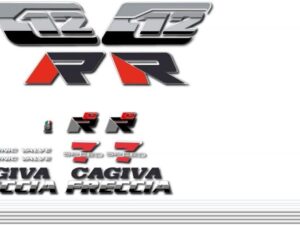 Kit adesivi moto Cagiva Freccia C12 R Nera - STAR SAM