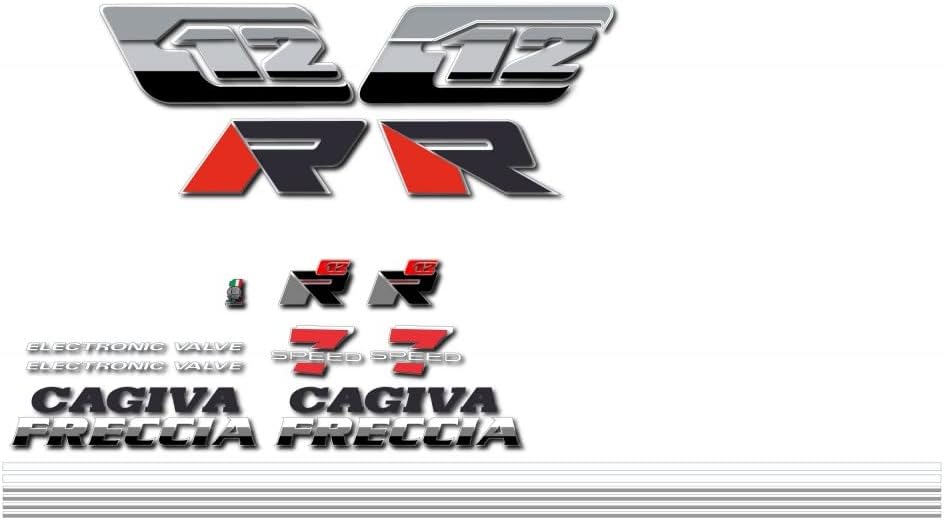 Kit adesivi moto Cagiva Freccia C12 R Nera - STAR SAM