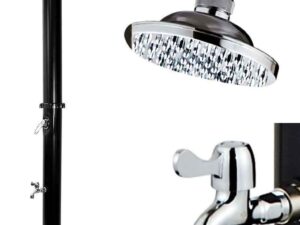 Doccia Solare Esterna BAKAJI 20L, Nero