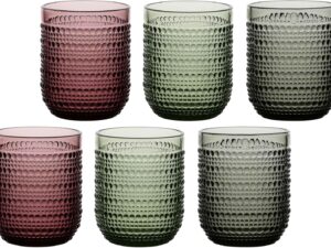 THUN Set 6 bicchieri con pallini in vetro - Collezione Tavola