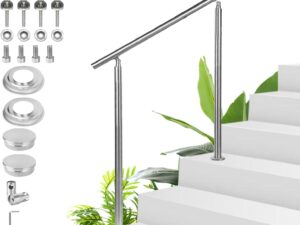 Sonnewelt Corrimano in acciaio inox 180 cm, per scale e balconi