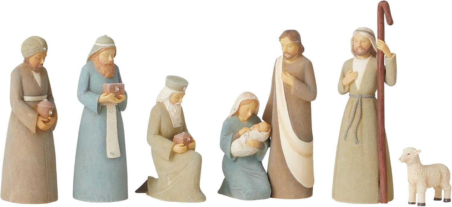 Enesco Foundations - Set presepe 6 figure 11,4 cm