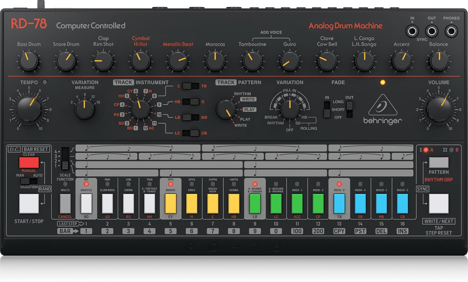 Behringer RD-78 - Drum Machine Professionale