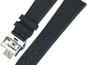 Cinturino gomma fluoro-caucciù 24x7mm per Overseas Vacheron