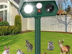 Dissuasore solare ultrasuoni per animali Yeqqz