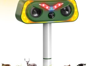Repellente ultrasuoni per animali USB/Solare IP66 RUTIDA