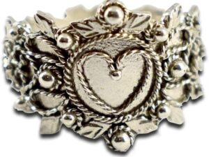 Fedina sarda a cuore - Argento 925 RoccaPrendas
