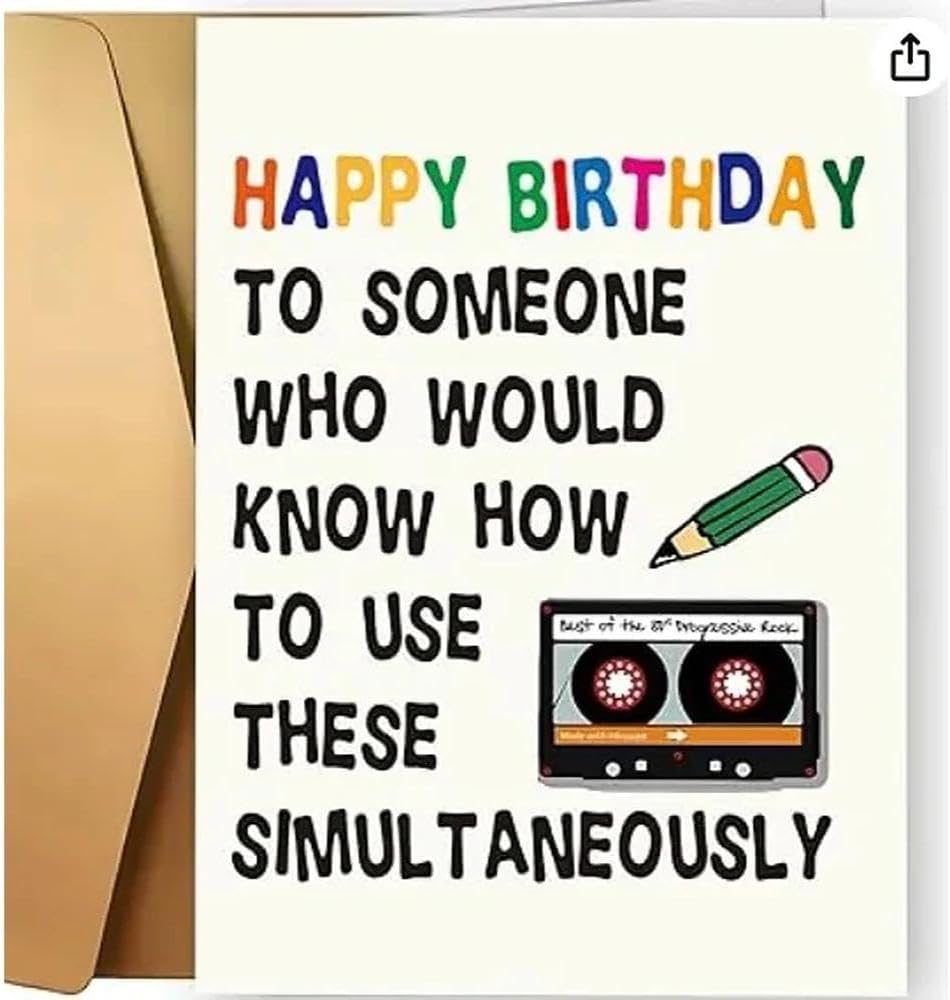 Biglietto compleanno personalizzato con busta - Regalo originale
