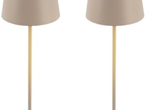 BRILONER Set 2 Lampade LED Senza Fili Touch, Dimmerabili