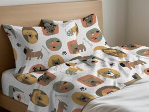 Tata Home Set Lenzuola Flanella Matrimoniale - Cotone Morbido