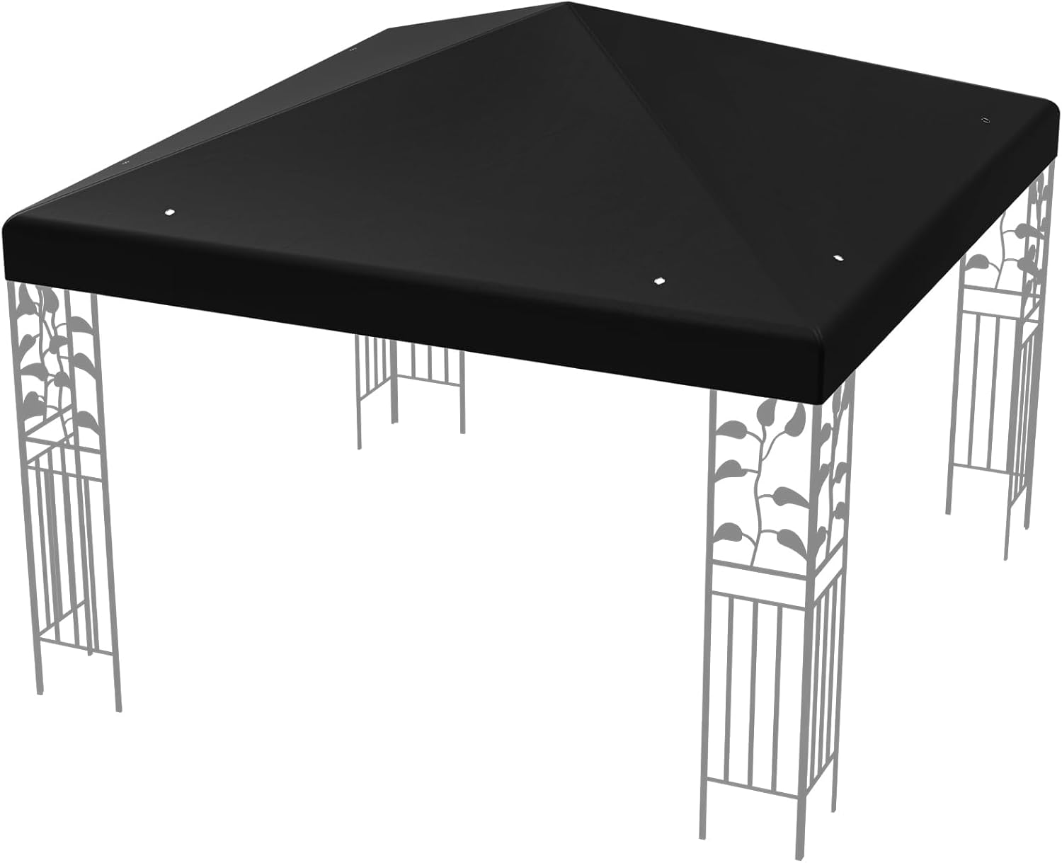 Copertura di ricambio per gazebo 3x3 m FANTASK nero