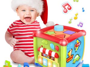 Cubo Attività 6-in-1 per Bambini 1-2 Anni | Giochi Educativi Montessori