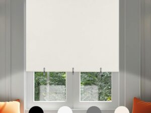 Tenda a rullo oscurante autoadesiva 120x180 cm beige