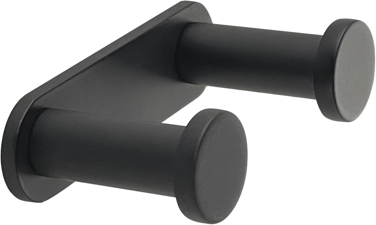 Gedy Canarie Appendiabiti Bagno Doppio Nero Opaco