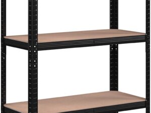 SONGMICS Scaffale 5 Ripiani 875 kg, Acciaio, Nero
