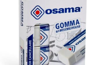 OSAMA - Set Gomme Cancelleria 8 Pezzi con Protezione Regolabile