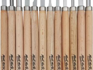 Set Scalpelli Mont Marte - 12 pezzi per intaglio legno