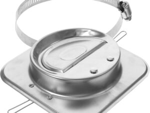 Valvola non ritorno Healvian per cappa cucina in acciaio