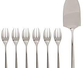 Sambonet Cake Set Lineare 6 Pezzi Acciaio 18/10
