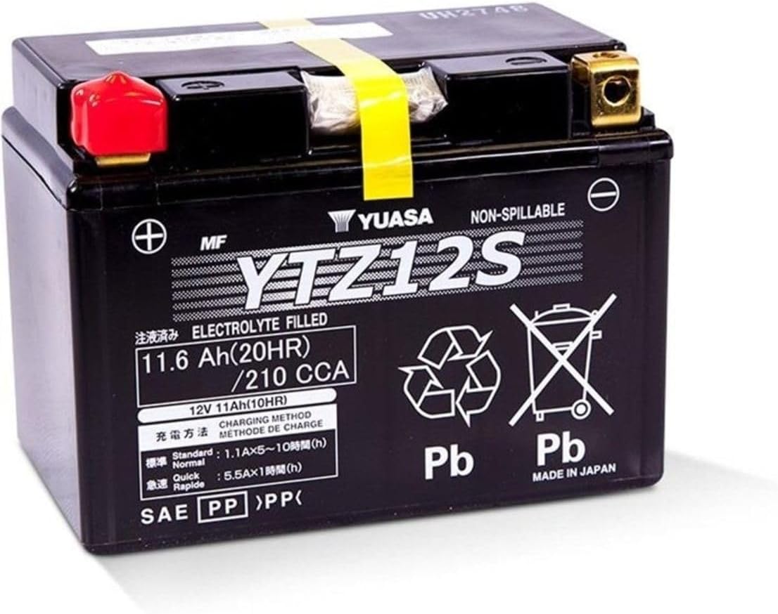 Yuasa Batterie Moto YTZ12S AGM - Alta Qualità