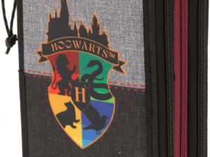 Astuccio Harry Potter Triplo Scuola con Matite e Pennarelli