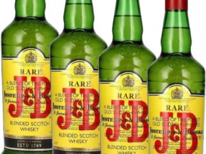 J&B Rare Whisky 40% - 4 bottiglie da 1 L