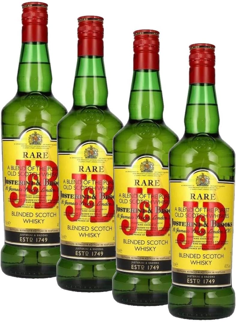 J&B Rare Whisky 40% - 4 bottiglie da 1 L