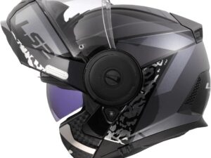 LS2 Scope II OXYD Black Titanium Casco Modulare L