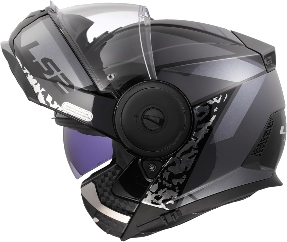LS2 Scope II OXYD Black Titanium Casco Modulare L
