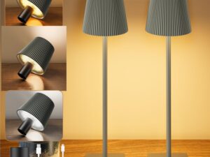 Lampada LED da tavolo wireless 2 pezzi, ricaricabile
