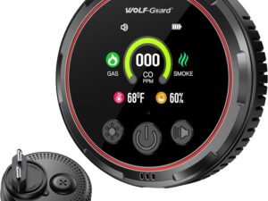 Rilevatore 5-in-1 Fumo, Gas e CO Wolf Guard con spina