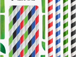 Cannucce Bamboo Multicolor The Cheeky Panda 100 Pezzi