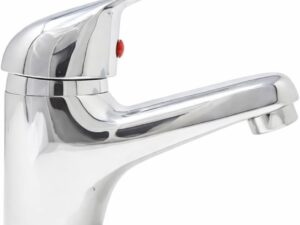 Rubinetto Miscelatore Cromato per Lavabo - Kit di Montaggio Incluso