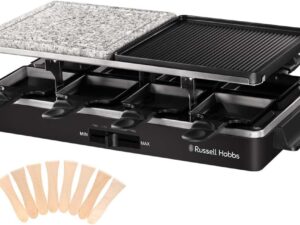 Russell Hobbs Raclette Grill 8 persone con 8 padelle