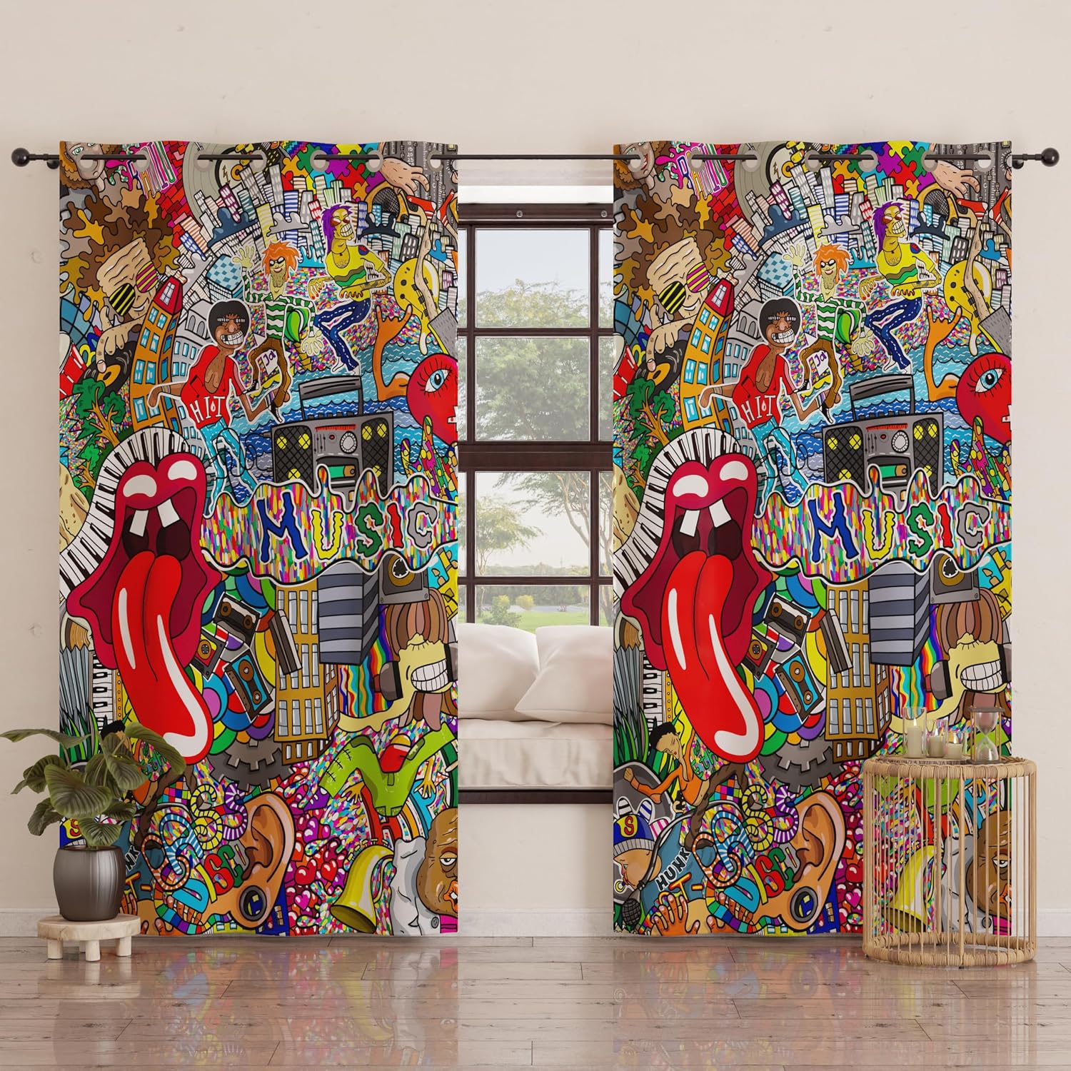 Tende a pannelli PETTI 2 pezzi 140x280 cm Made in Italy
