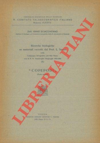 Copepodi: Ricerche biologiche Mar Rosso (1923-1924)