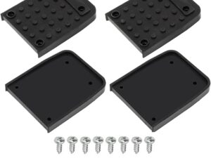 Piastre Antiscivolo per Puntelli, 4 Pezzi + 16 Viti
