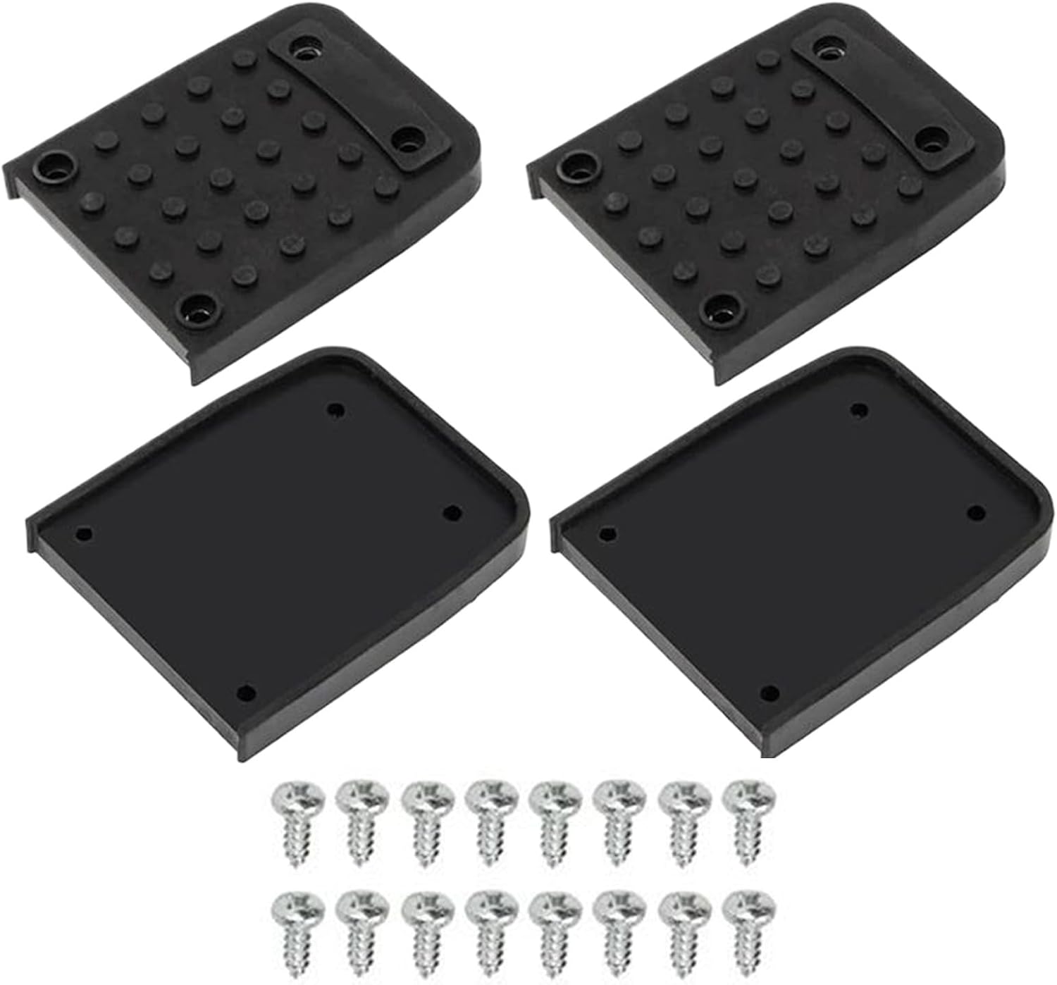 Piastre Antiscivolo per Puntelli, 4 Pezzi + 16 Viti