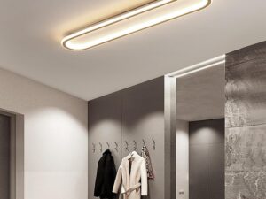 Plafoniera LED 60 cm 3 temperature, alluminio moderno