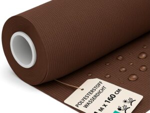 Tessuto impermeabile al metro 160 cm - Marrone certificato Oeko-Tex