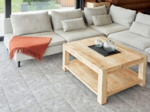 Pavimento PVC Adesivo Effetto Marmo Grigio - 10 Piastrelle